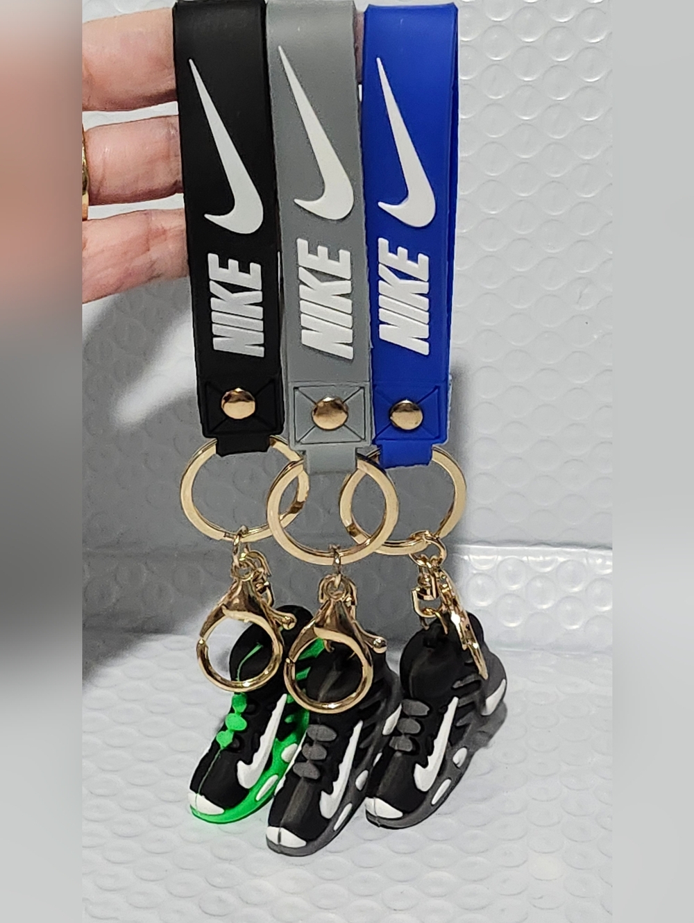 💋5/$25 Nike Keychains with Mini Sneaker For Kids - Set Of 3